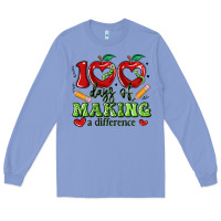 Colony Blue 100 days of making a difference Long Sleeve Tee - Artiststas
