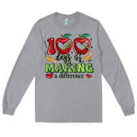 Heather Grey 100 days of making a difference Long Sleeve Tee - Artiststas