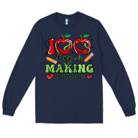 Navy 100 days of making a difference Long Sleeve Tee - Artiststas
