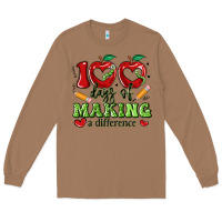 Toasted Coconut 100 days of making a difference Long Sleeve Tee - Artiststas