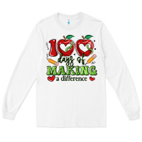 White 100 days of making a difference Long Sleeve Tee - Artiststas