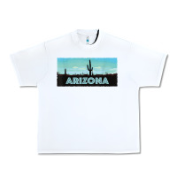White arizona shirt   saguaro cactus desert landscape t shirt Urban Heavy Tee - linhVisuals