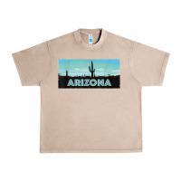 French Oak arizona shirt   saguaro cactus desert landscape t shirt Urban Heavy Tee - linhVisuals
