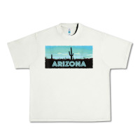 Pistachio arizona shirt   saguaro cactus desert landscape t shirt Urban Heavy Tee - linhVisuals