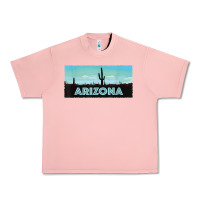 Arizona Shirt   Saguaro Cactus Desert Landscape T Shirt Urban Heavy Tee | Teevron