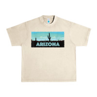 Sandshell arizona shirt   saguaro cactus desert landscape t shirt Urban Heavy Tee - linhVisuals
