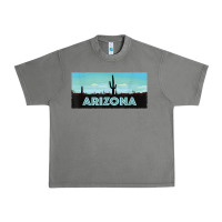 Tornado arizona shirt   saguaro cactus desert landscape t shirt Urban Heavy Tee - linhVisuals