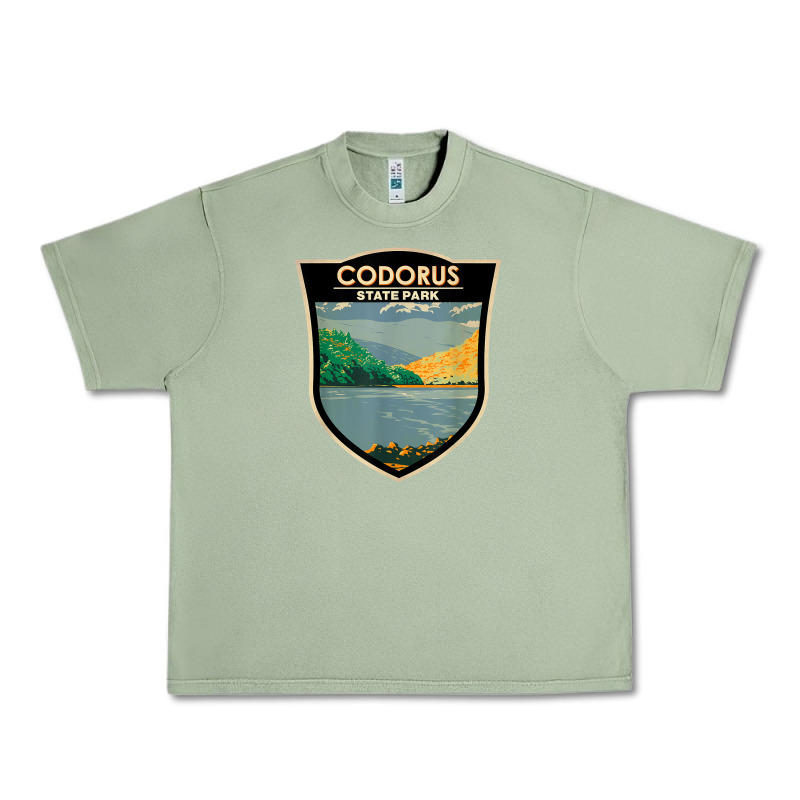 Codorus State Park Pennsylvania Badge Vintage Urban Heavy Tee by linhVisuals | Teevron
