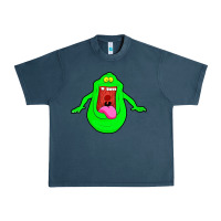 Midnight Navy slimer ghost anime Urban Heavy Tee - linhVisuals