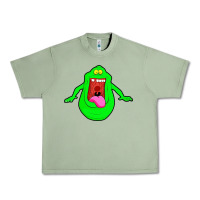 Oil Green slimer ghost anime Urban Heavy Tee - linhVisuals