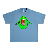 Pebble Blue slimer ghost anime Urban Heavy Tee - linhVisuals