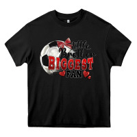 Black little brother biggest fan soccer Heavy Core Tee - FaDigitalArtStudio