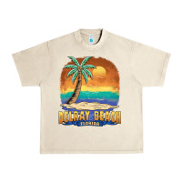 Sandshell delray beach florida  vintage distressed souvenir long sleeve t shirt Urban Heavy Tee - linhVisuals