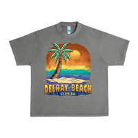 Tornado delray beach florida  vintage distressed souvenir long sleeve t shirt Urban Heavy Tee - linhVisuals