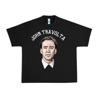 Black sports nicolas cage as john travolta Urban Heavy Tee - linhVisuals