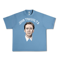 Pebble Blue sports nicolas cage as john travolta Urban Heavy Tee - linhVisuals