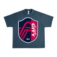 Midnight Navy st louis city Urban Heavy Tee - linhVisuals