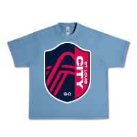 Pebble Blue st louis city Urban Heavy Tee - linhVisuals