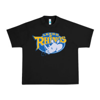 Black leed rhinos Urban Heavy Tee - linhVisuals