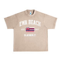 French Oak ewa beach hawaii hi vintage state athletic style t shirt Urban Heavy Tee - linhVisuals