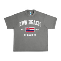Tornado ewa beach hawaii hi vintage state athletic style t shirt Urban Heavy Tee - linhVisuals