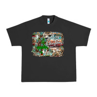 Pigment Black merry Christmas tree western Urban Heavy Tee - CowhideDigitalArt