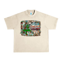 Sandshell merry Christmas tree western Urban Heavy Tee - CowhideDigitalArt