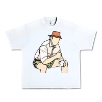White russell coight Urban Heavy Tee - linhVisuals