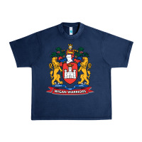 Navy wigan warriors Urban Heavy Tee - linhVisuals