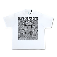 White death cab for cutie Urban Heavy Tee - linhVisuals