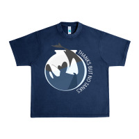 Navy thanks but no tanks Urban Heavy Tee - linhVisuals