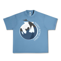 Pebble Blue thanks but no tanks Urban Heavy Tee - linhVisuals