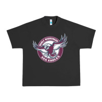 Pigment Black manly warringah sea eagles Urban Heavy Tee - linhVisuals