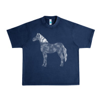 Navy horse lover t  shirthorse t  shirt (1) Urban Heavy Tee - linhVisuals
