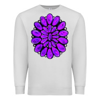 Dove Grey purple gemstone jewelny Premium Sweatshirt - RanaPortraitStore