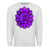 Oatmeal Heather purple gemstone jewelny Premium Sweatshirt - RanaPortraitStore