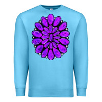 Ocean Blue purple gemstone jewelny Premium Sweatshirt - RanaPortraitStore