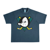 Midnight Navy the mighty ducks classic Urban Heavy Tee - linhVisuals