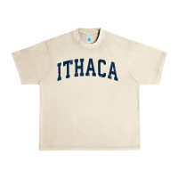 Sandshell ithaca new york ny vintage sports design navy design t shirt Urban Heavy Tee - linhVisuals