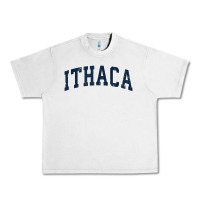 Lunar Rock ithaca new york ny vintage sports design navy design t shirt Urban Heavy Tee - linhVisuals