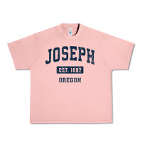 Salmon joseph oregon or vintage sports established navy design t shirt Urban Heavy Tee - linhVisuals