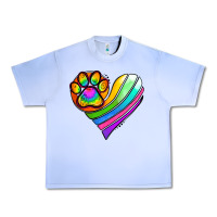 Grape Ice Pride Heart Urban Heavy Tee - Jasminsmagicworld
