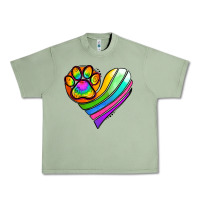 Oil Green Pride Heart Urban Heavy Tee - Jasminsmagicworld