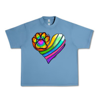 Pebble Blue Pride Heart Urban Heavy Tee - Jasminsmagicworld