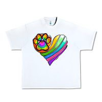 White Pride Heart Urban Heavy Tee - Jasminsmagicworld