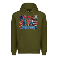 Army Green tastes like freedom Premium Hoodie - BarkalooDesign