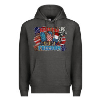 Charcoal Heather tastes like freedom Premium Hoodie - BarkalooDesign