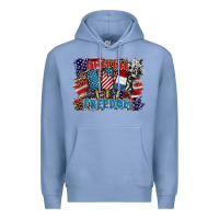 Colony Blue tastes like freedom Premium Hoodie - BarkalooDesign