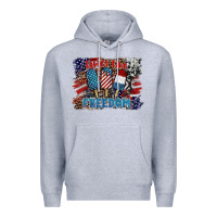 Heather Grey tastes like freedom Premium Hoodie - BarkalooDesign