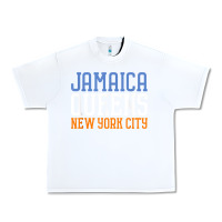 White jamaica queens new york ny t shirt Urban Heavy Tee - linhVisuals